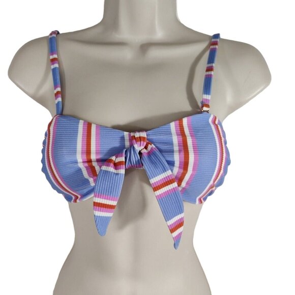 Shade & Shore Purple Strapless Bikini Swim Top Women Size S 4-6 SEE DESCRIPTION - Picture 2 of 10